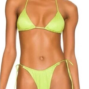 Monica Hansen Beachwear Miami Vice Green Bikini Set